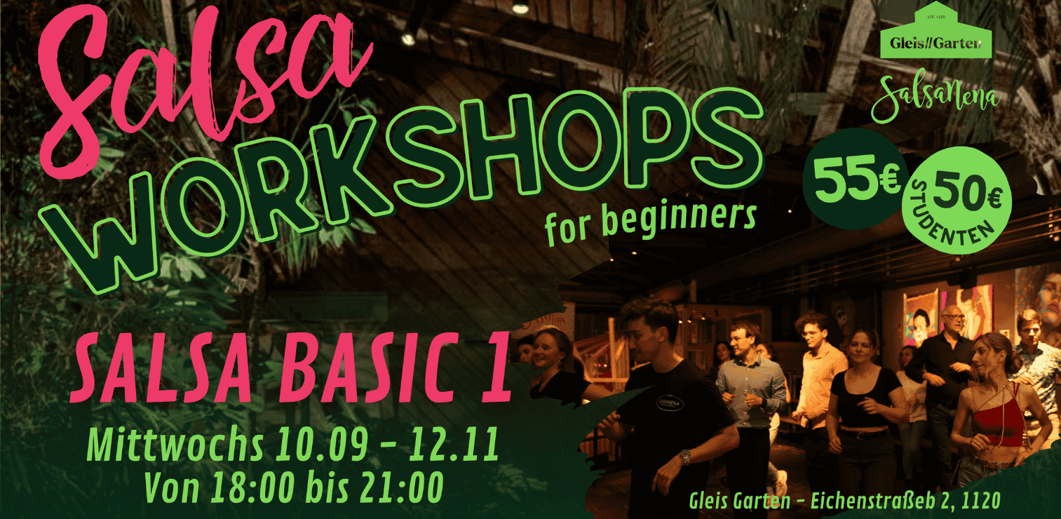 Salsanena Wien - Professionelle Tanz-Workshops für Anfänger, Fortgeschrittene und Profis