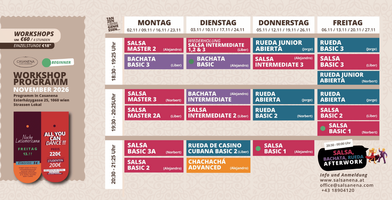 Salsa-Nena-Tanzschule-Wien-November-Workshop-Newsletter Salsa-Nena-Tanzschule-Wien-November-Workshop-Newsletter